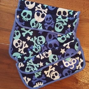 4 pack BYO Reusable Snack and Sandwhich bags